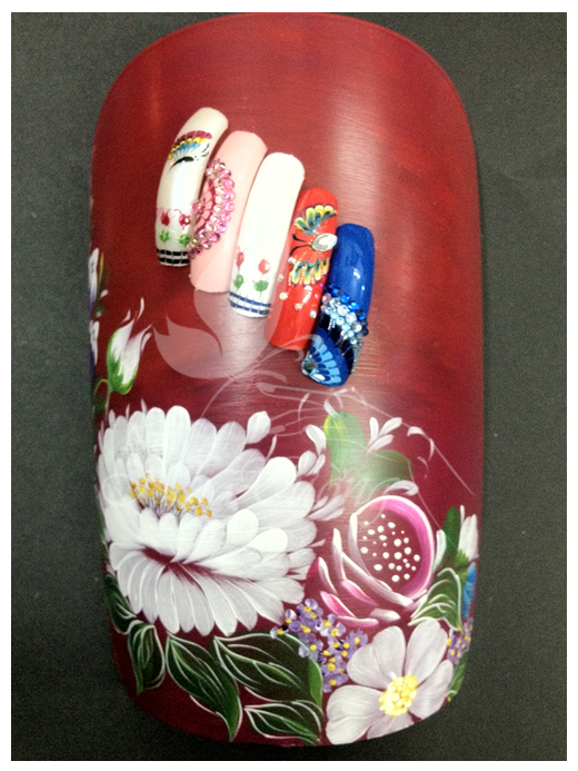học nghề nail tại Nail Nhã Tường