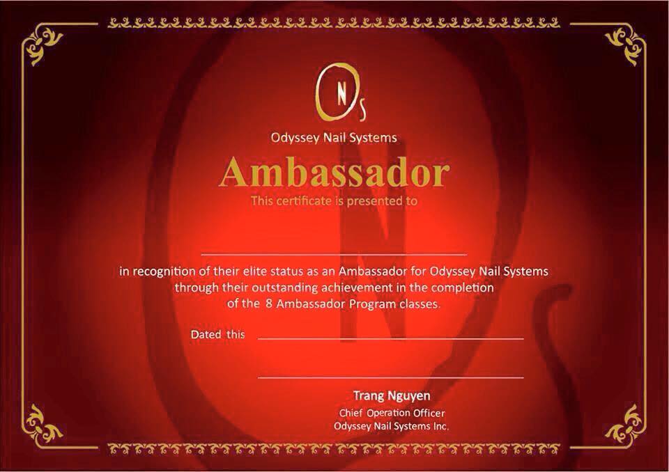 văn bằng học nail quốc tế 2