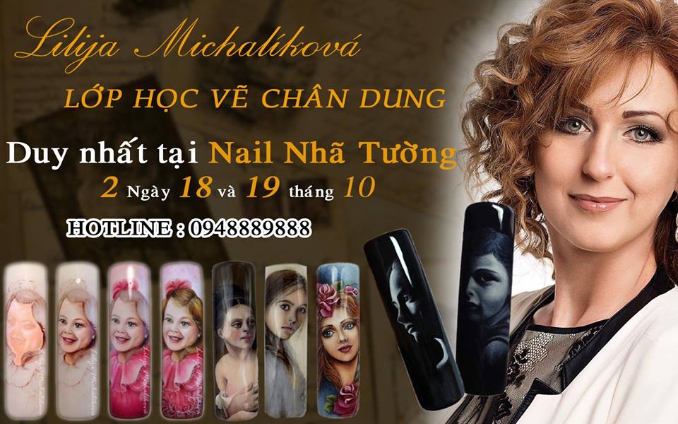 Lớp học vẽ chân dung giáo viên nước ngoài tại Nail Nhã Tường Lớp học vẽ chân dung giáo viên nước ngoài tại Nail Nhã Tường