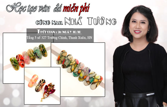 Lớp học tạo vân đá miễn phí tuần 2 tháng 10 Lớp học tạo vân đá miễn phí tuần 2 tháng 10