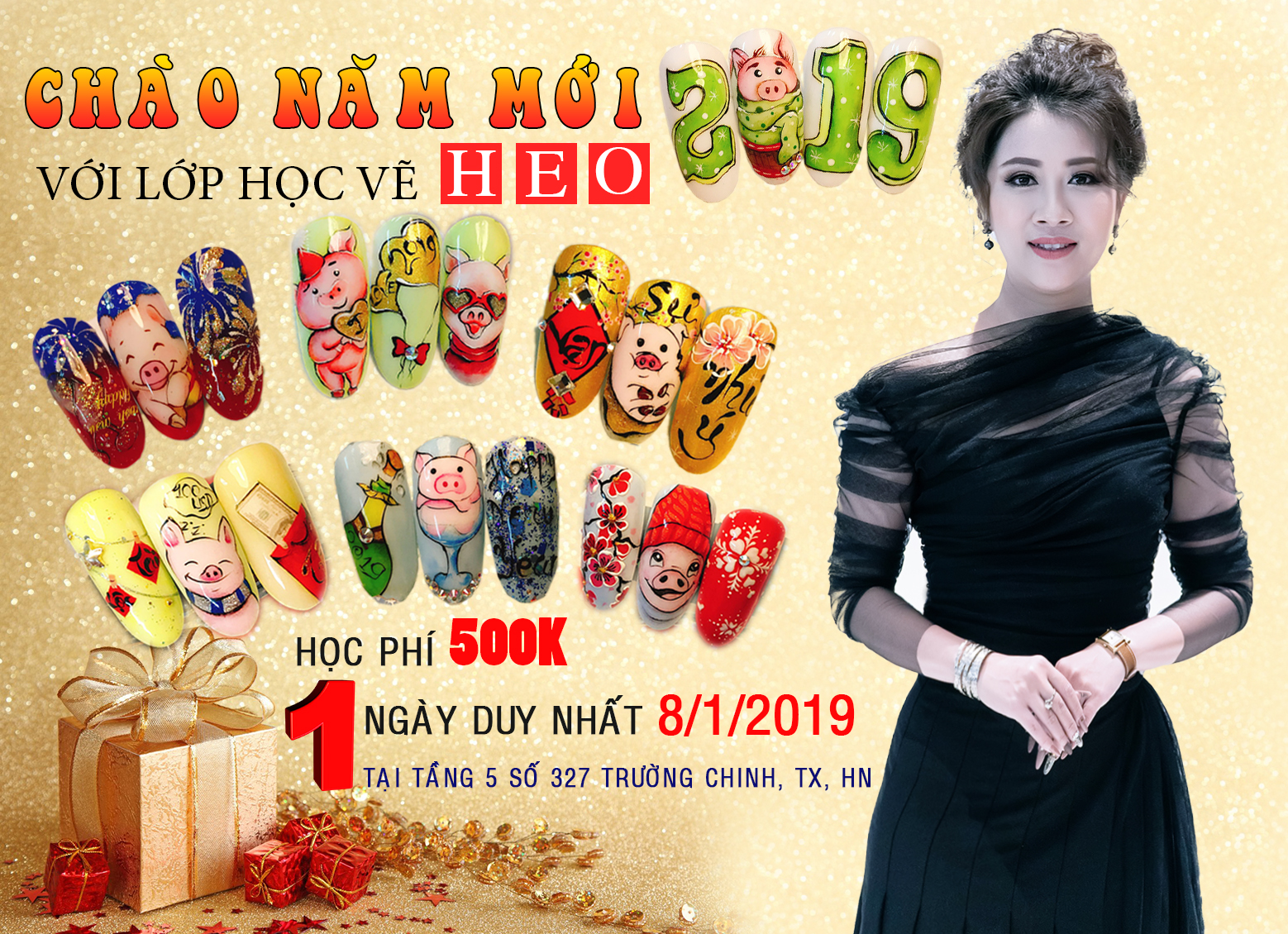 Workshop : Hướng dẫn vẽ heo Happy New Year Workshop : Hướng dẫn vẽ heo Happy New Year