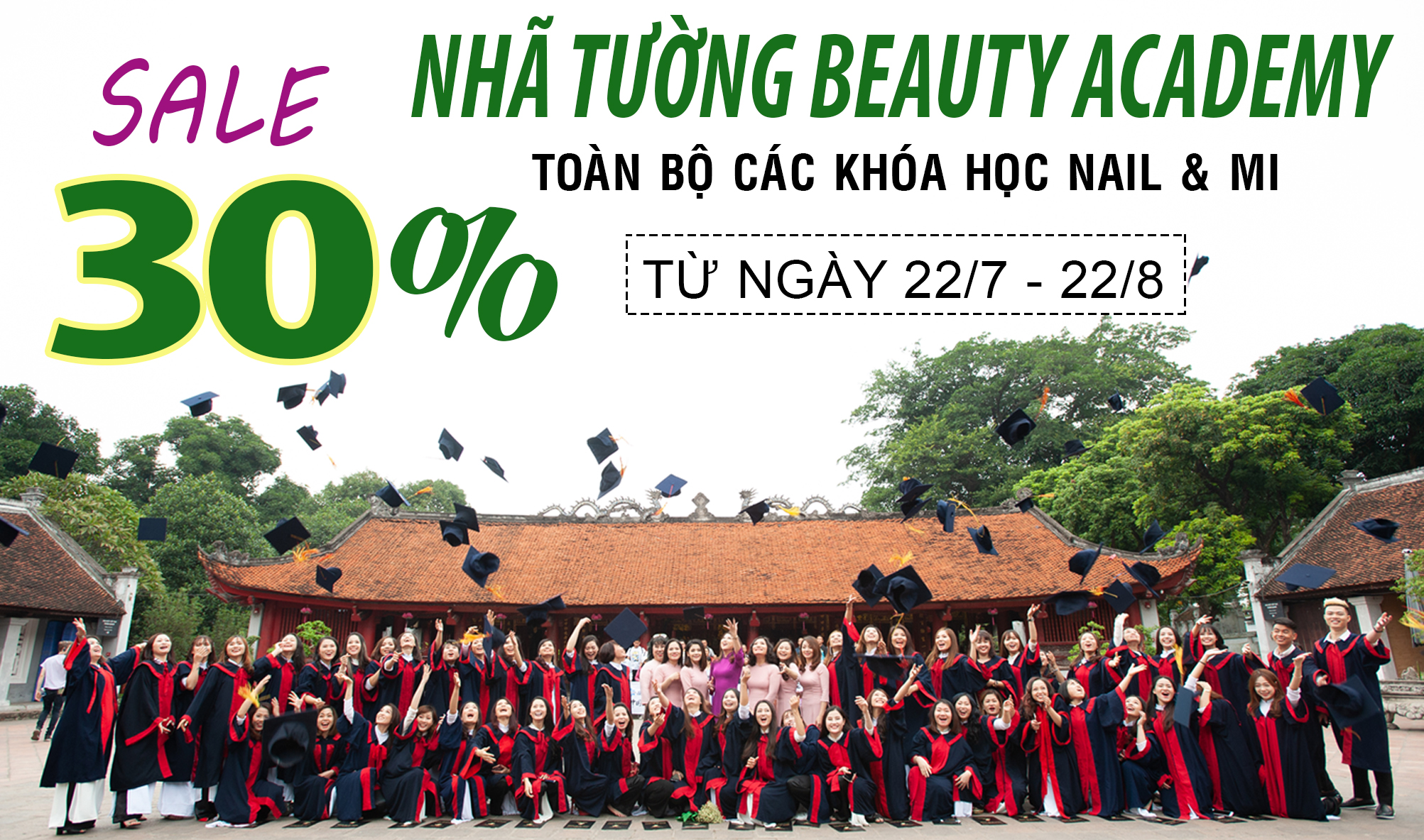 Khuyễn mãi học phí 30% toàn bộ các khóa học Khuyễn mãi học phí 30% toàn bộ các khóa học
