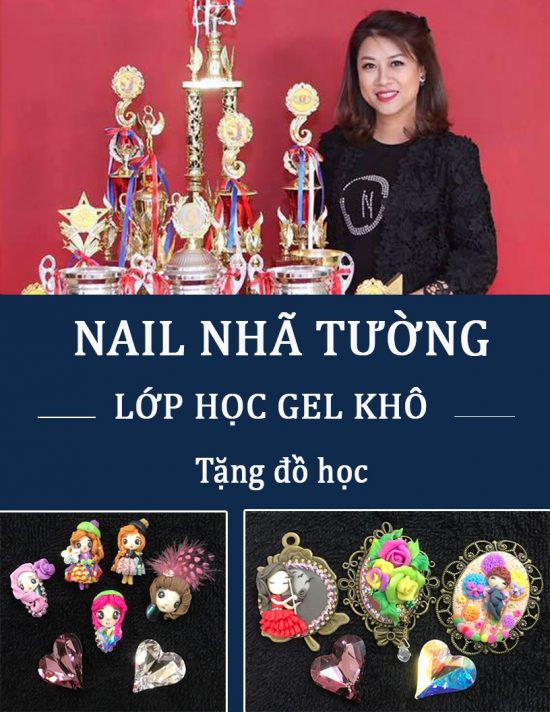 Khóa học nail đắp gel khô toàn quốc Khóa học nail đắp gel khô toàn quốc